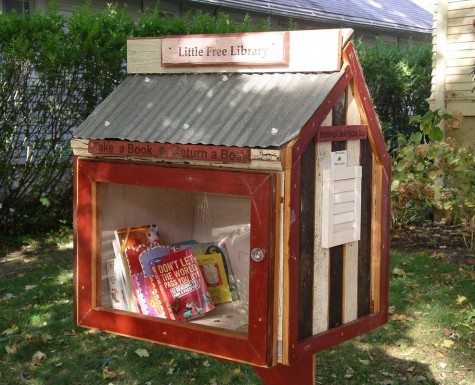 sharing economy, free books, little libraries, 