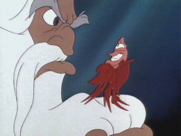 King Triton is one center of conflict in Disney's The Little Mermaid