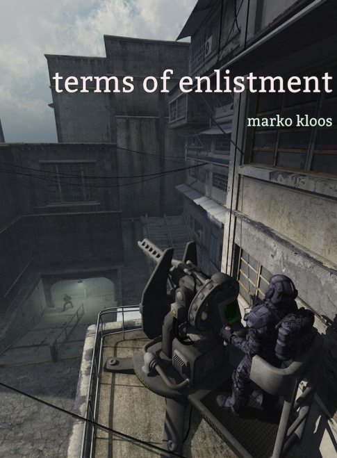 Terms of Enlistment book cover, provided by author Markos Kloos.