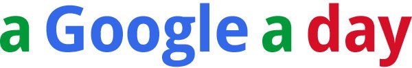 Google a Day logo for embedding