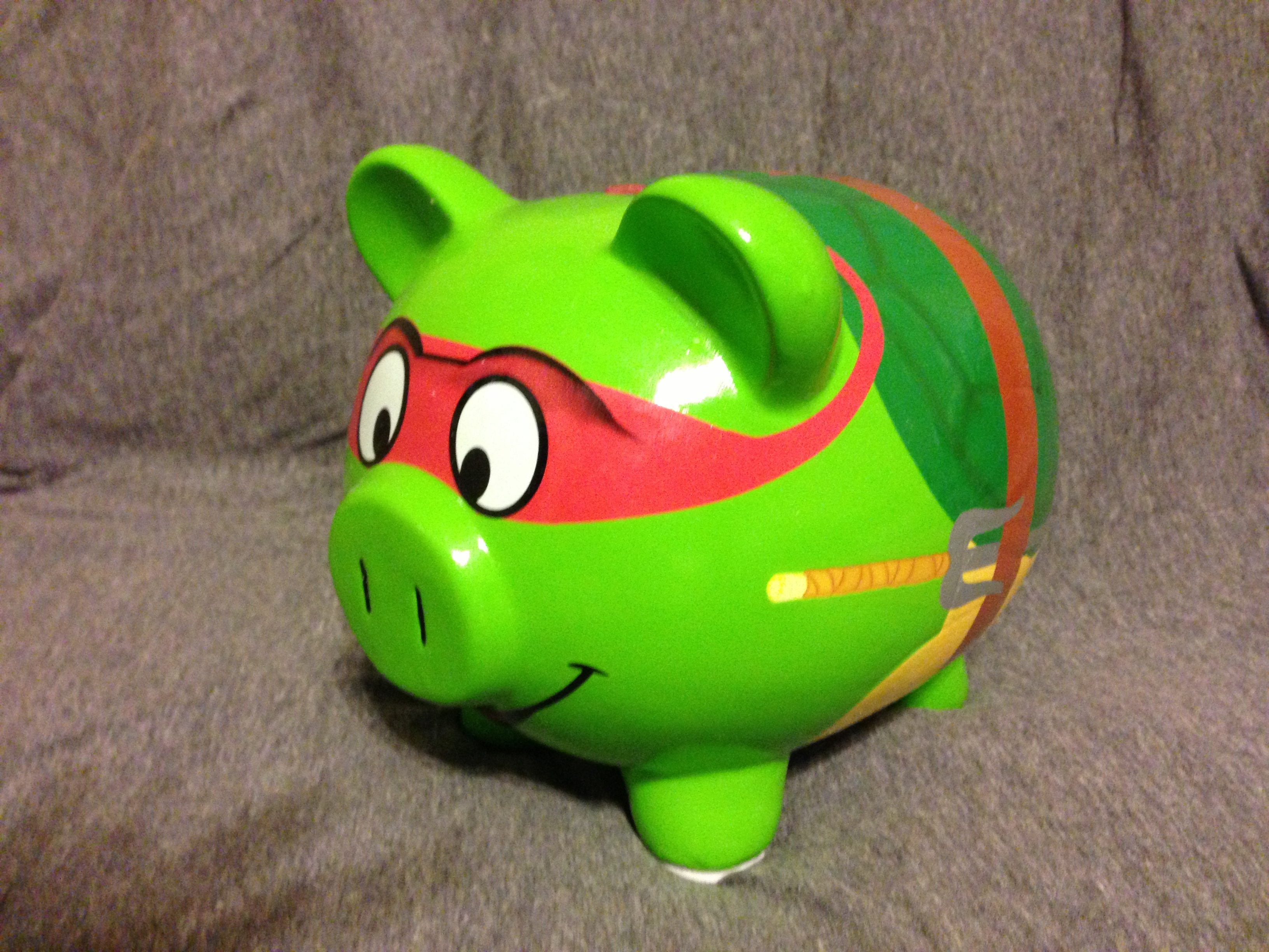 TMNT Piggy Bank  Image: Dakster Sullivan