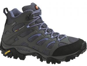 The Merrell hiking boots used to challenge the glacier