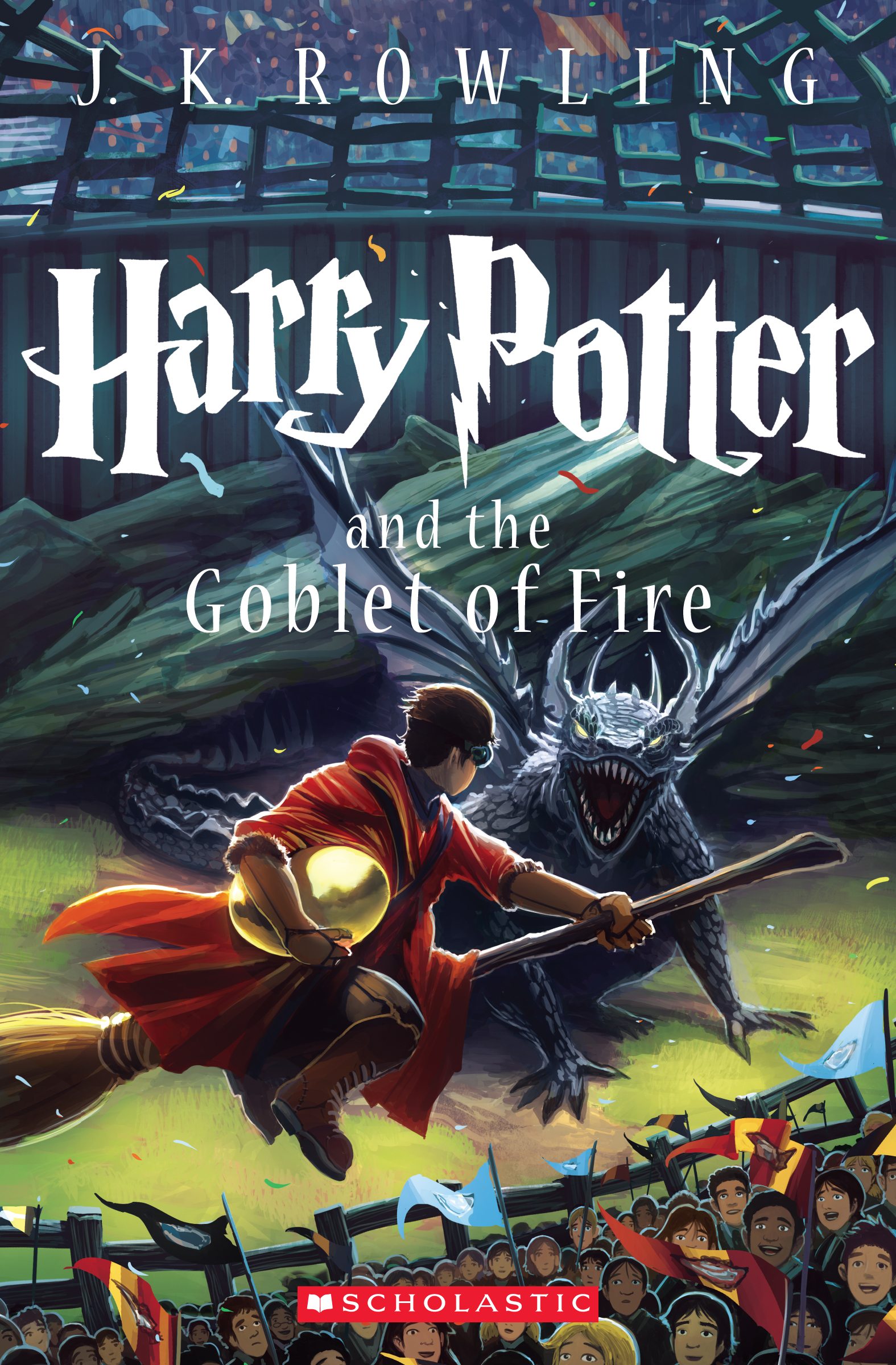 Harry Potter and the Goblet of Fire cover by Kazu Kibuishi