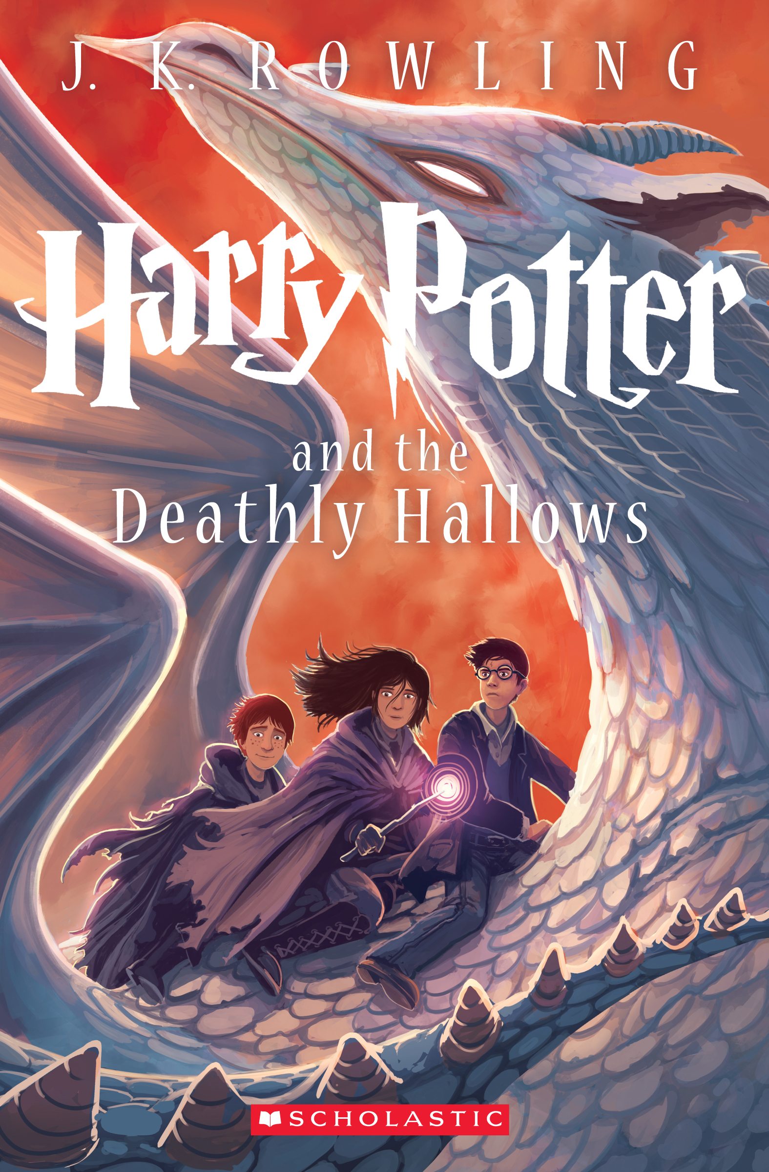 Harry Potter and the Deathly Hallows cover by Kazu Kibuishi