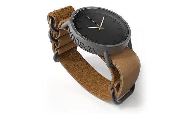 Titianium 3D Printed Watch from rvnDesign