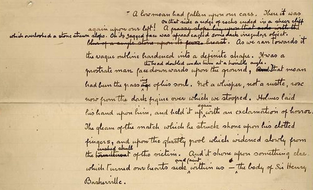 Sherlock-manuscript