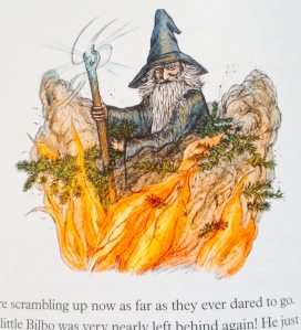 Gandalf gets fiery.