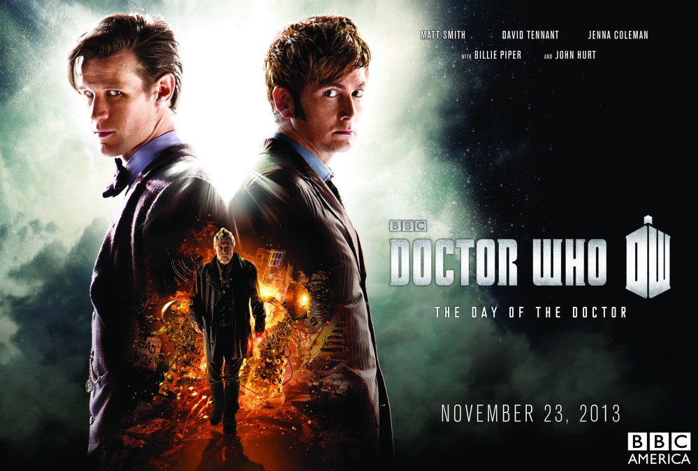 Doctor Who: The Day of the Doctor will b in select theaters November 23rd, simulcast around the world!