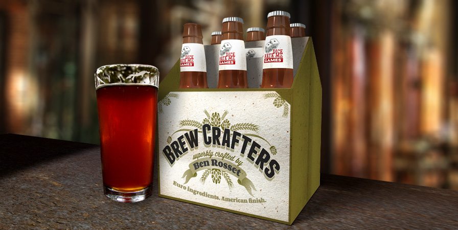 Brew Crafters is a microbrewery-themed board game from Dice Hate Me Games