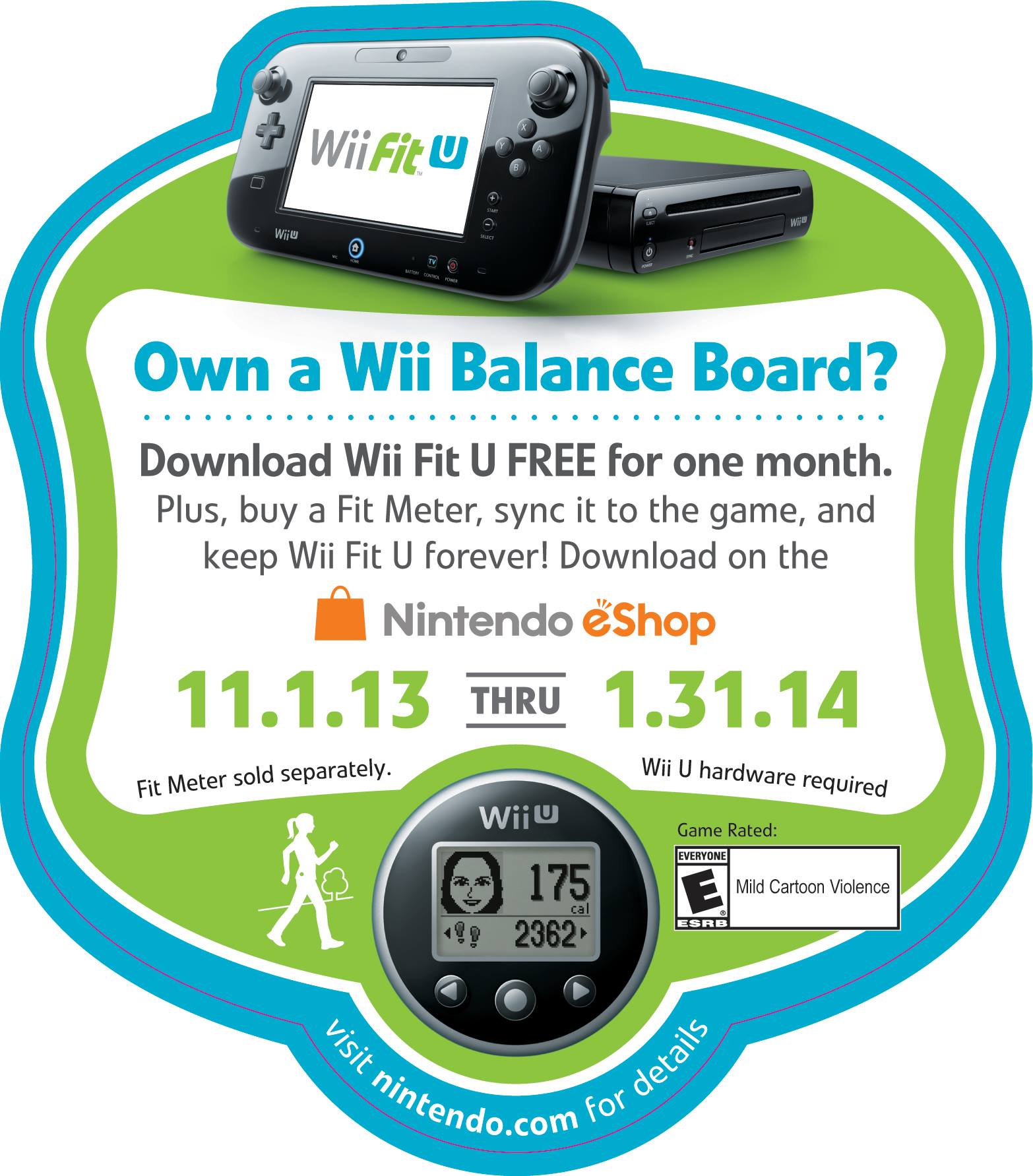 passend ongerustheid Meyella Wii Fit U Free Download Offer - GeekDad