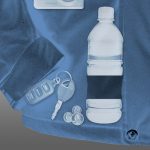 The bottle strap keeps your water/pop snuggle secured in an upright position.  Image: http://www.scottevest.com/