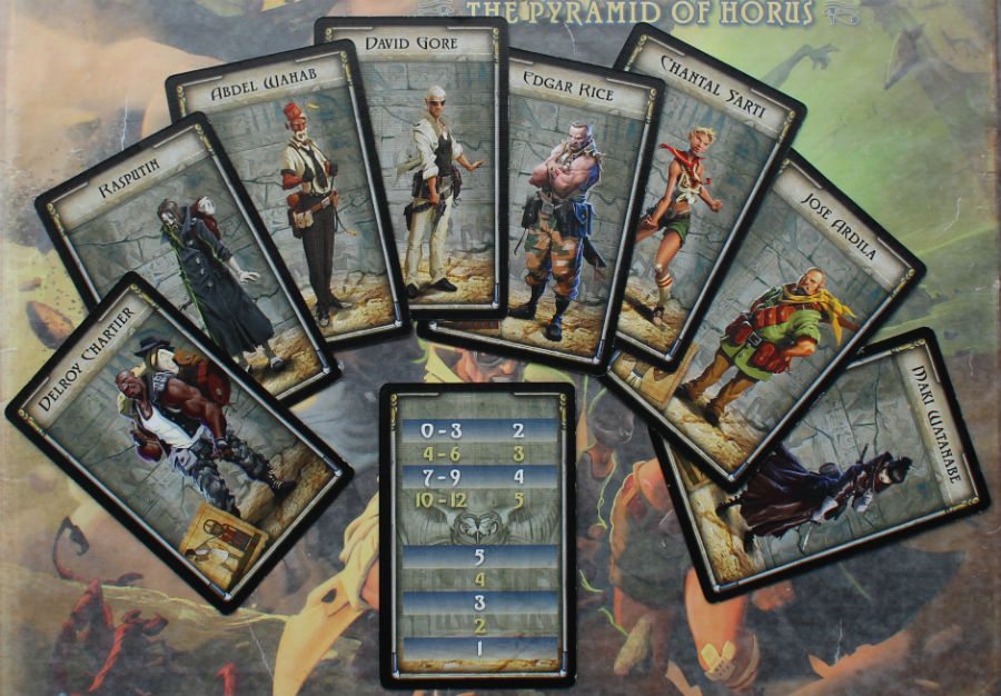 The Adventurers Cards with a Game Aid Card