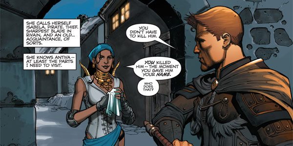 Isabela and King Alistair.