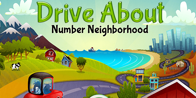 Drive About: Number Neighbourhood © Artgig Apps