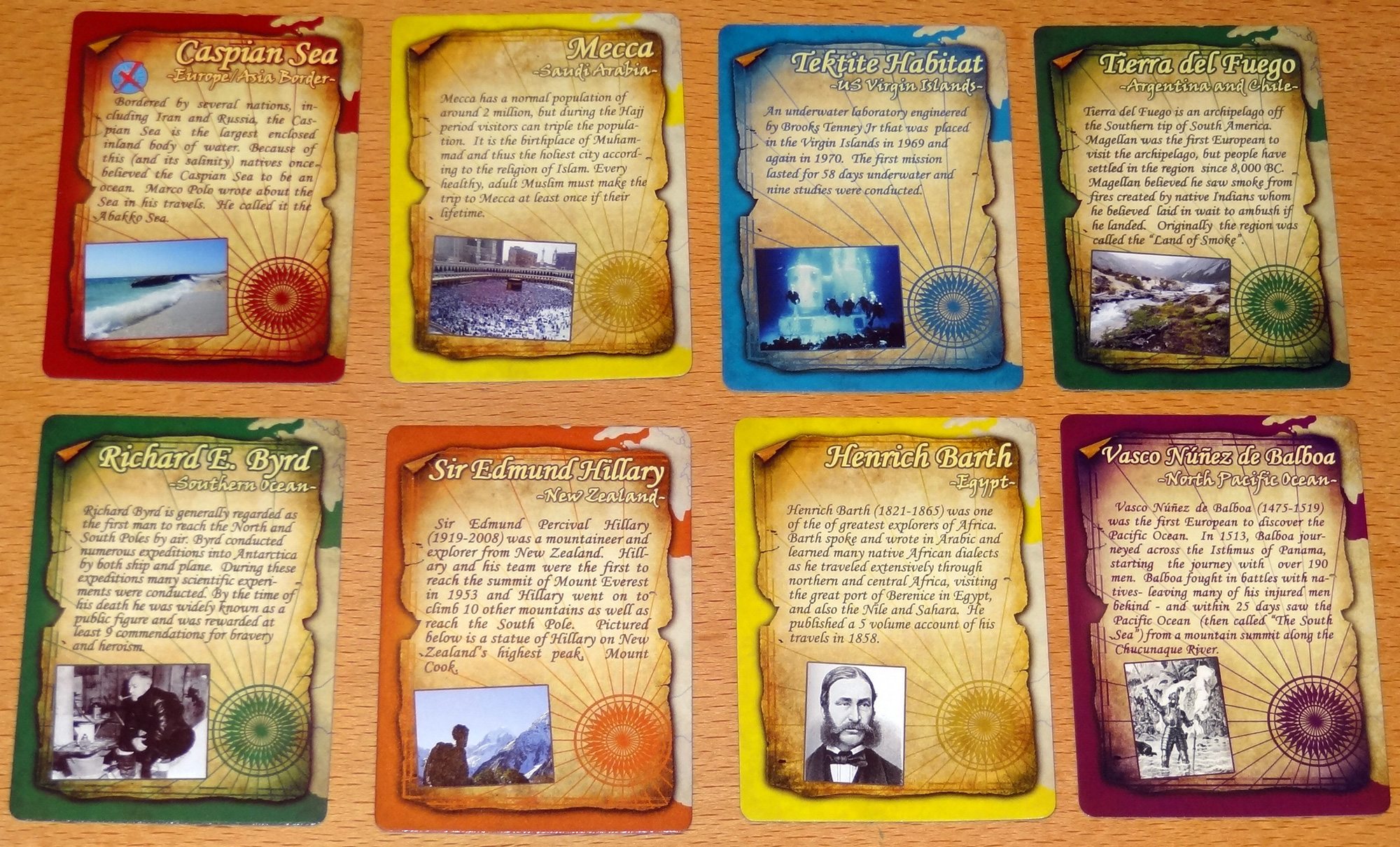 Expedition cards