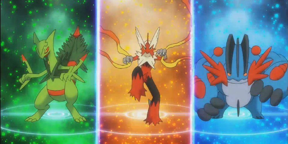 mega evolved starters