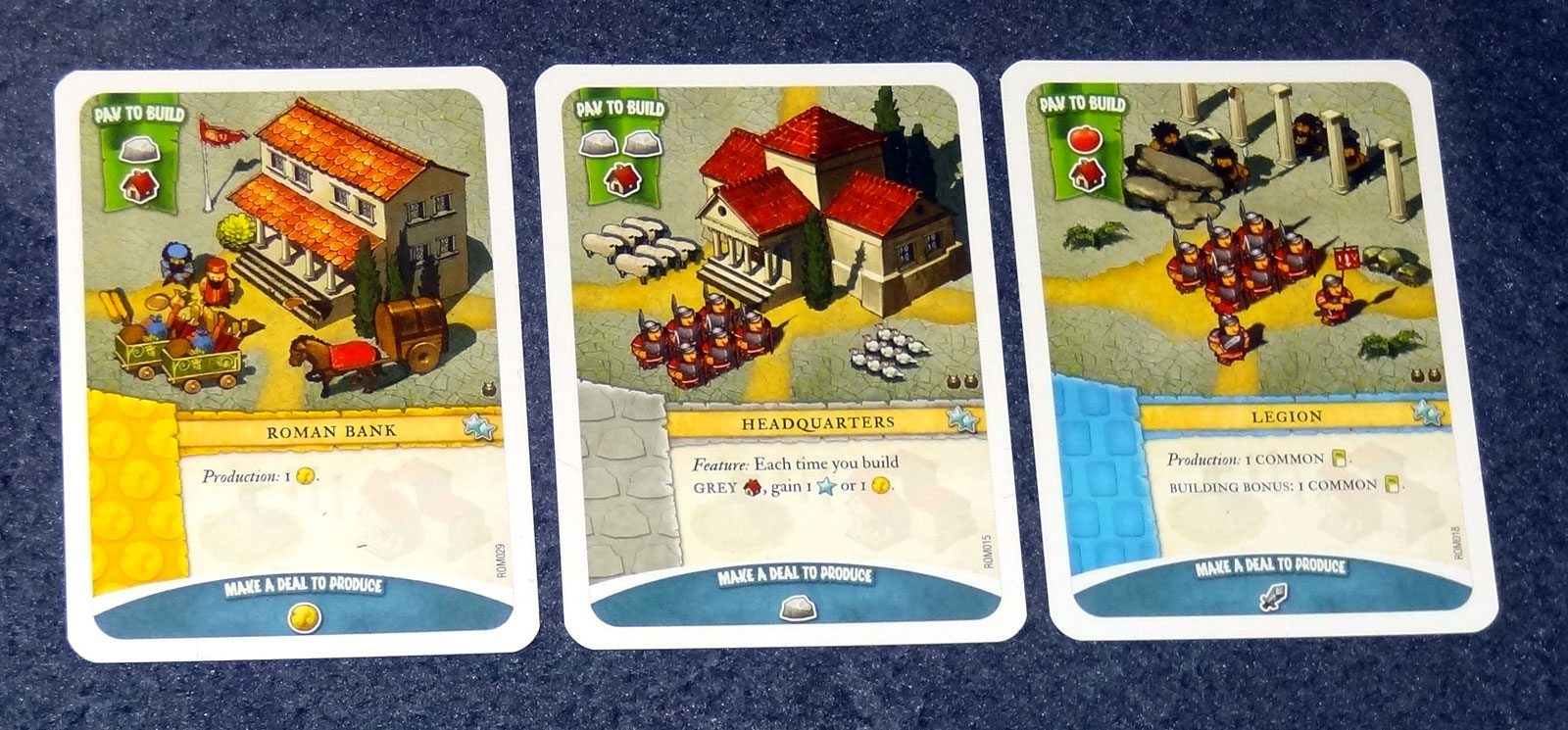 Imperial Settlers Roman Cards