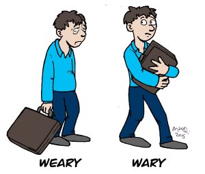 wary-weary