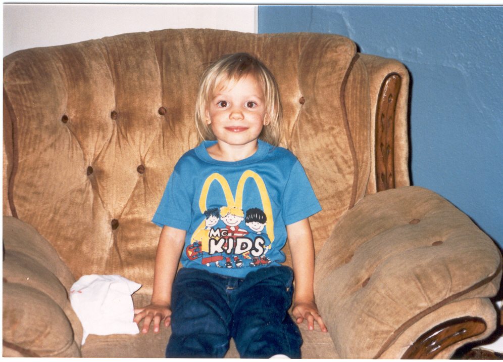 Me around 1990. Who knew this cute kid would later have severe body image issues?  Image: Dakster Sullivan