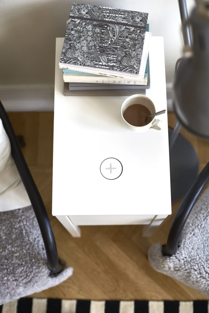 IKEA Qi Wireless Charging End Table