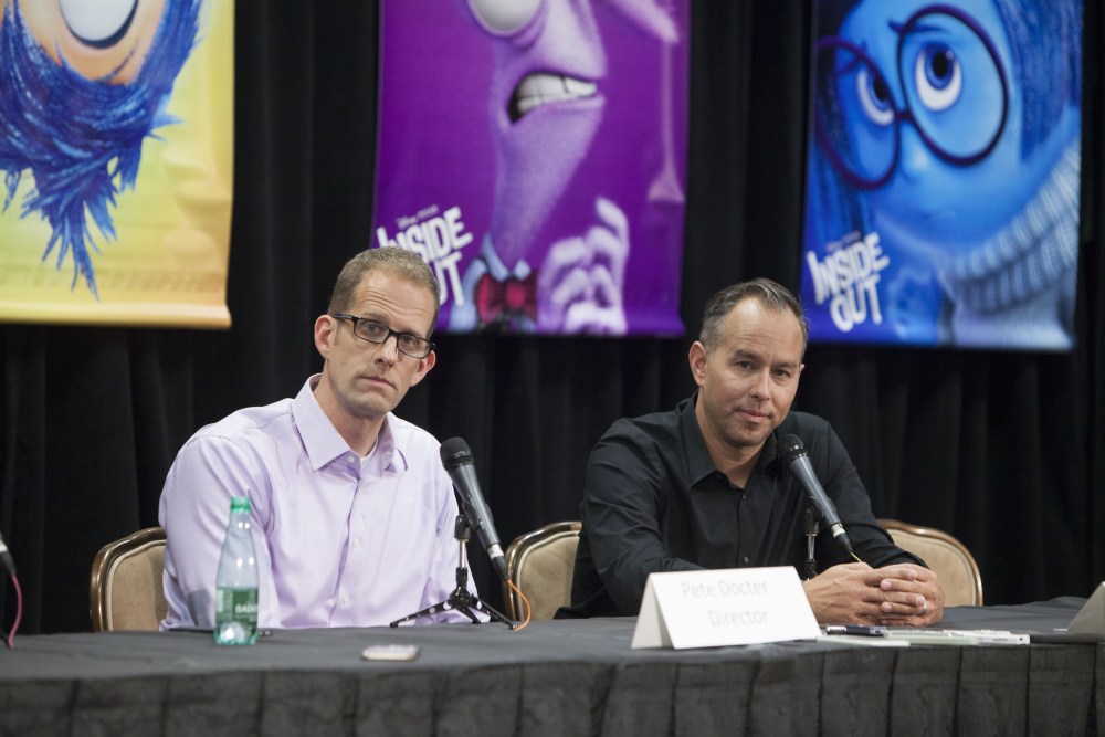INSIDE OUT Press Conference  with director Pete Docter and producer Jonas Rivera.