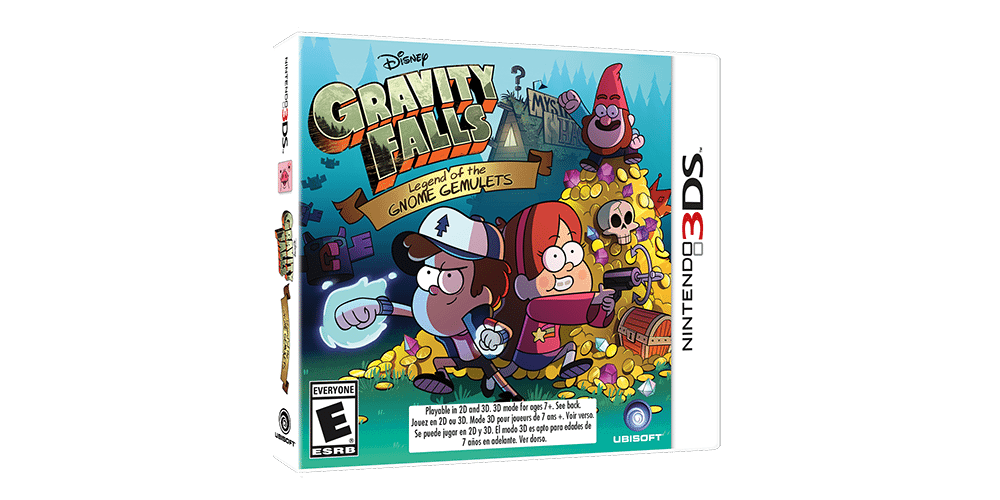 gravity falls 3ds cover