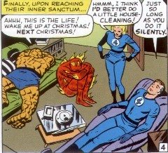 Mind you, that sort of treatment *is* in keeping with the classic comics. Copyright Marvel Comics.