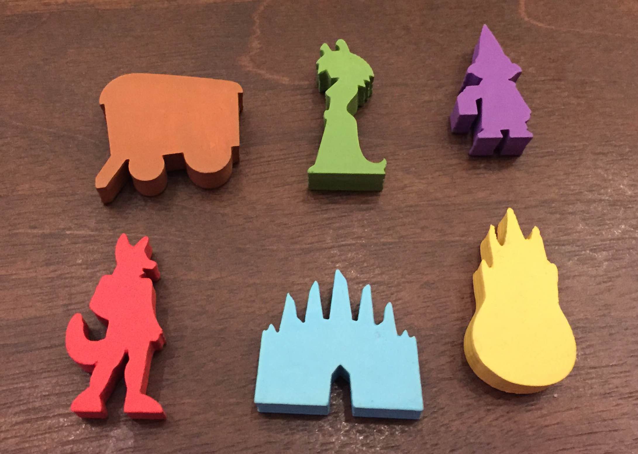 Custom Meeples from the game