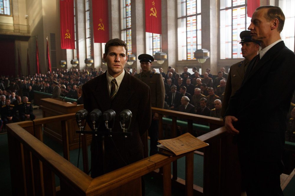 Francis Gary Powers (Austin Stowell) is put on trial in Moscow after being shot down in a spy plane. 