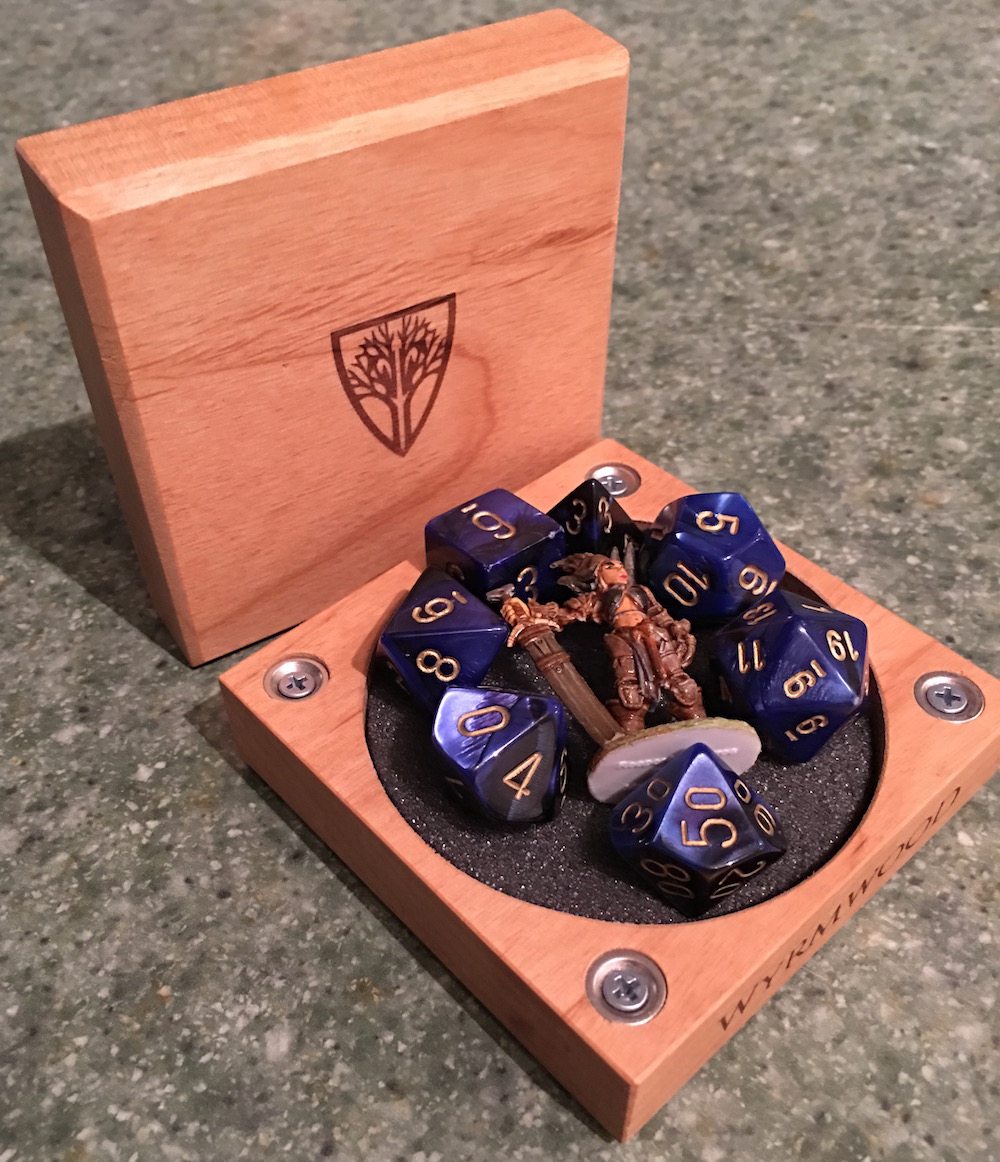Room for dice and your favorite mini! (Photo by Anthony Karcz)