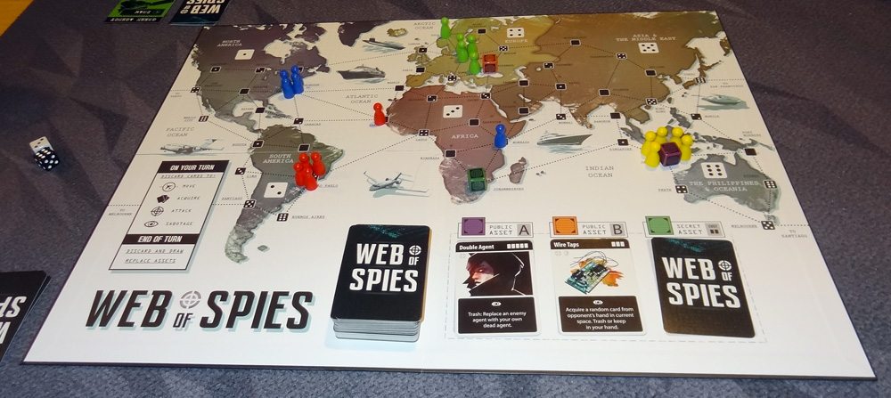 Web of Spies board
