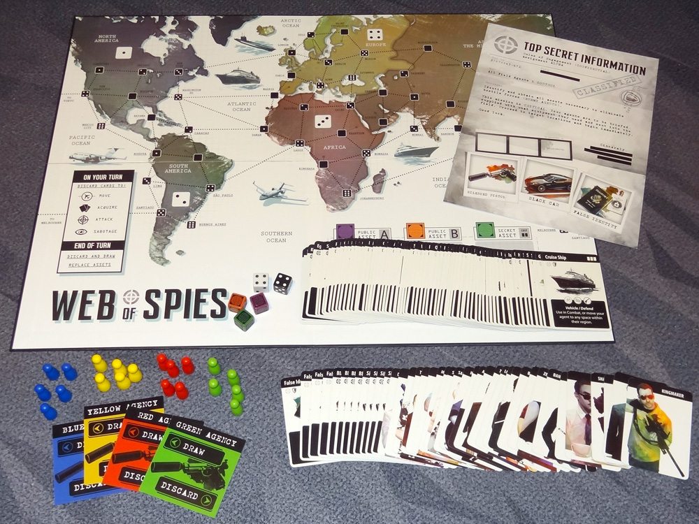 Web of Spies components