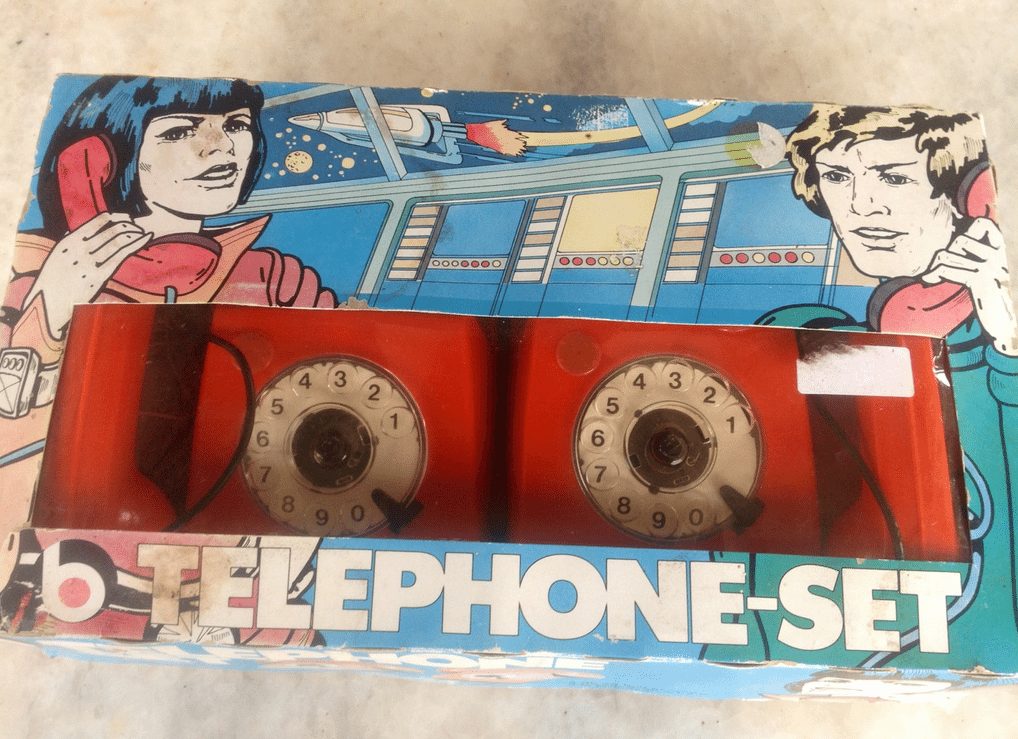 Vintage phone box