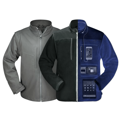 21 Pockets SCOTTeVEST Fleece 8.0 Jacket Travel Clothing RFID Blocking 