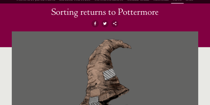How to Navigate Your Way Around Pottermore
