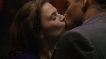 That's two kisses for Wiles/Peggy. Image via ABC/Disney