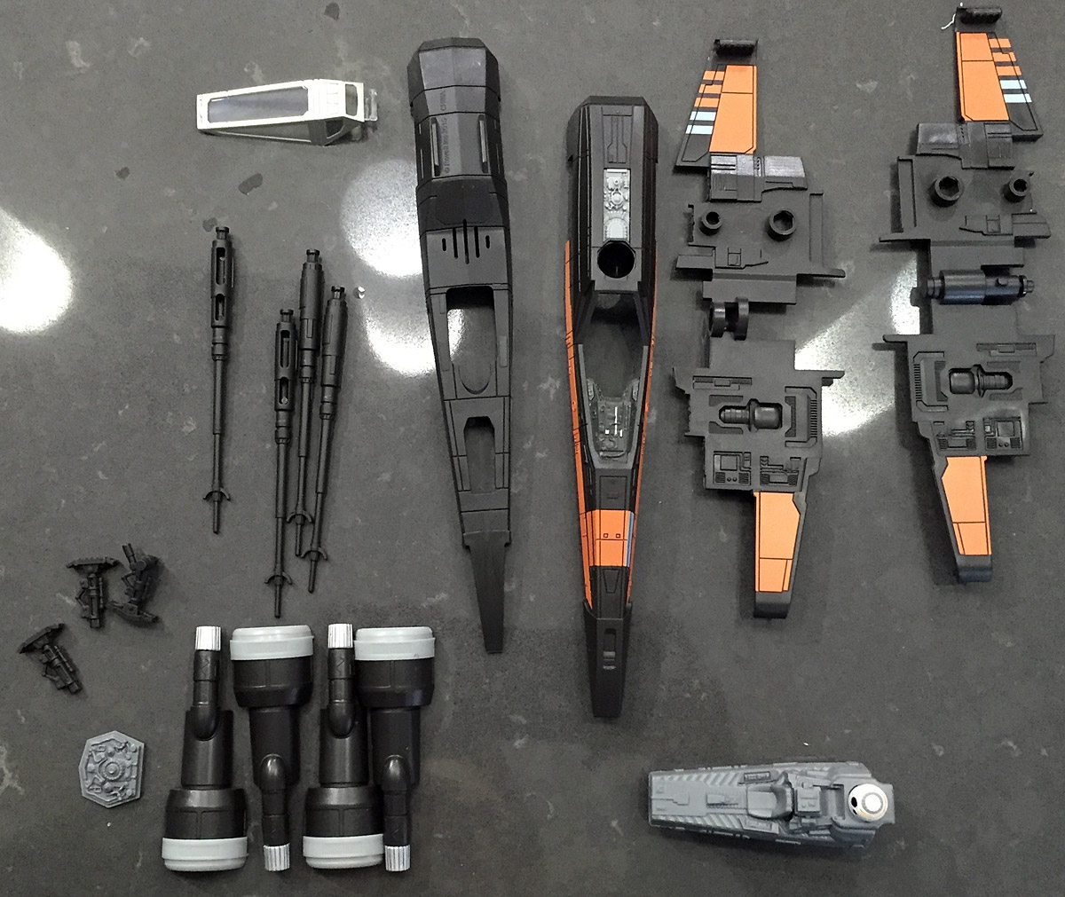 Revell X-Wing parts