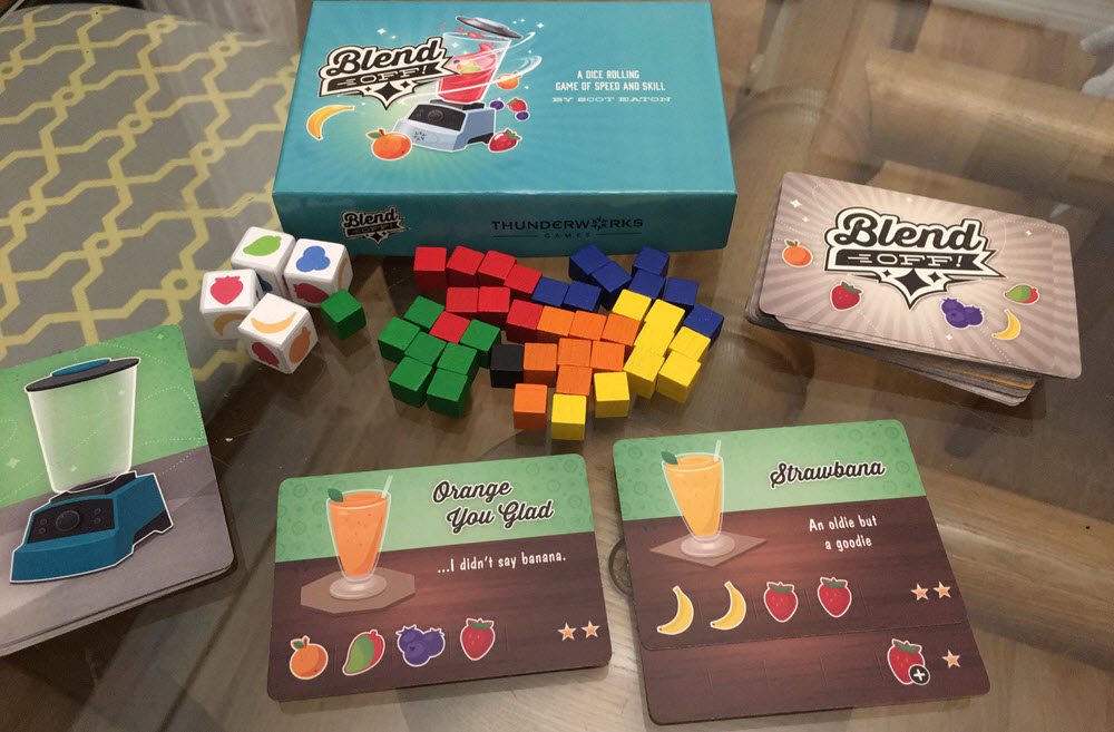 The prototype game and box (Image by Anthony Karcz)