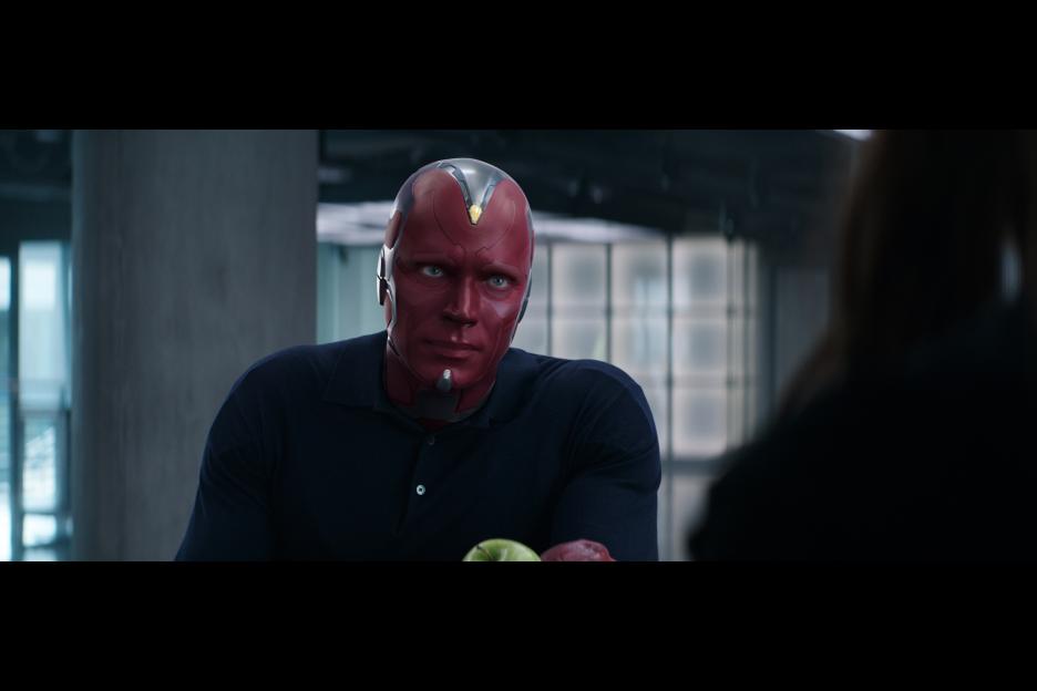 The Vision (Paul Bettany), a soulful android. © Marvel 2016