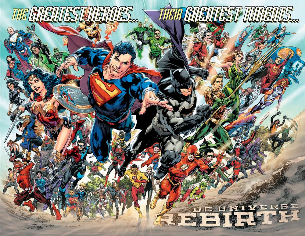 Can you name all the characters included in Rebirth? image via  DC Comics.