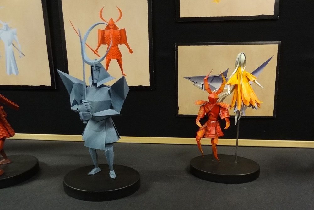 Kubo origami puppets