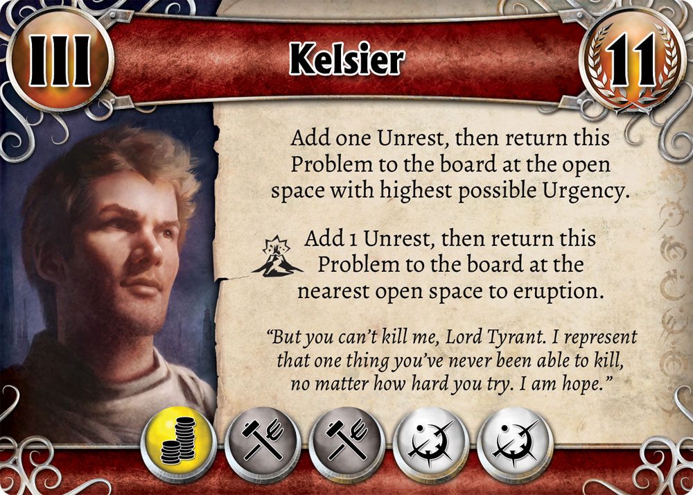 Mistborn Kelsier Problem Card