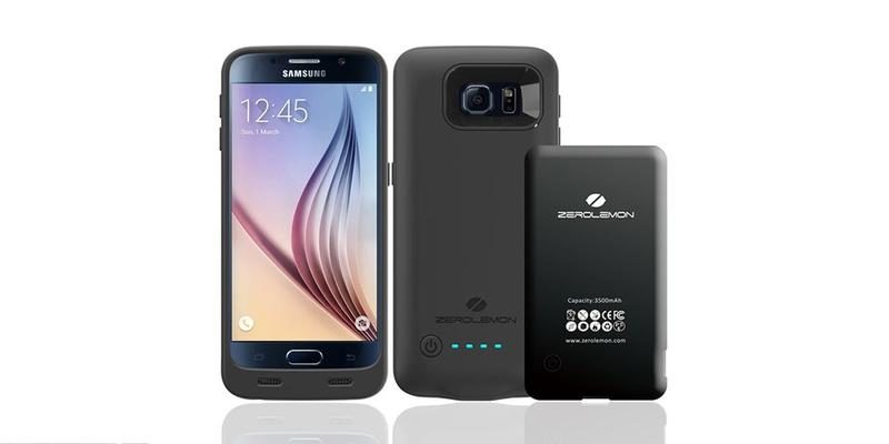ZeroLemon Galaxy S6 3500mAh Slim Battery Case