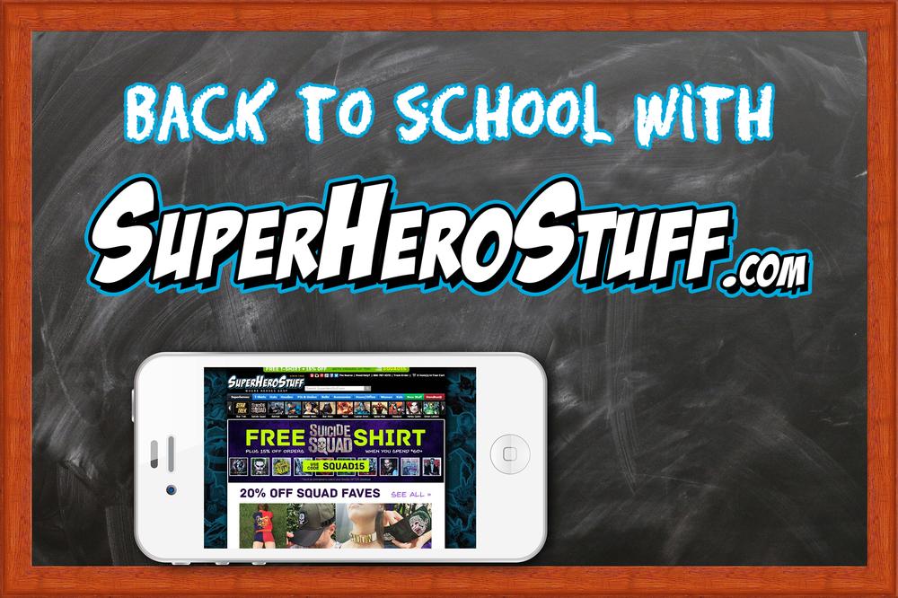 Back to school with SuperHeroStuff.com \ Image: Dakster