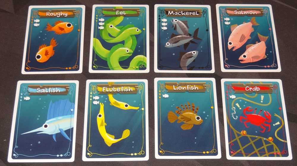 Fish Frenzy fish cards