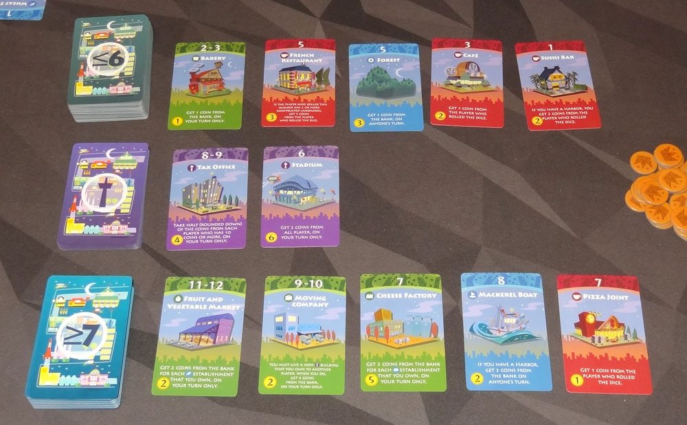 Lot of 6 Green Cards Details about   Machi Koro Bright Lights Big City Demolition Company 