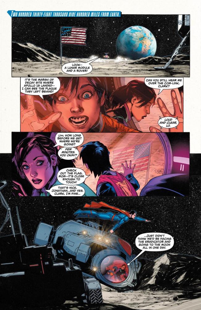 "That's nice," is all you have to say about the Moon, Lois? image via DC Comics
