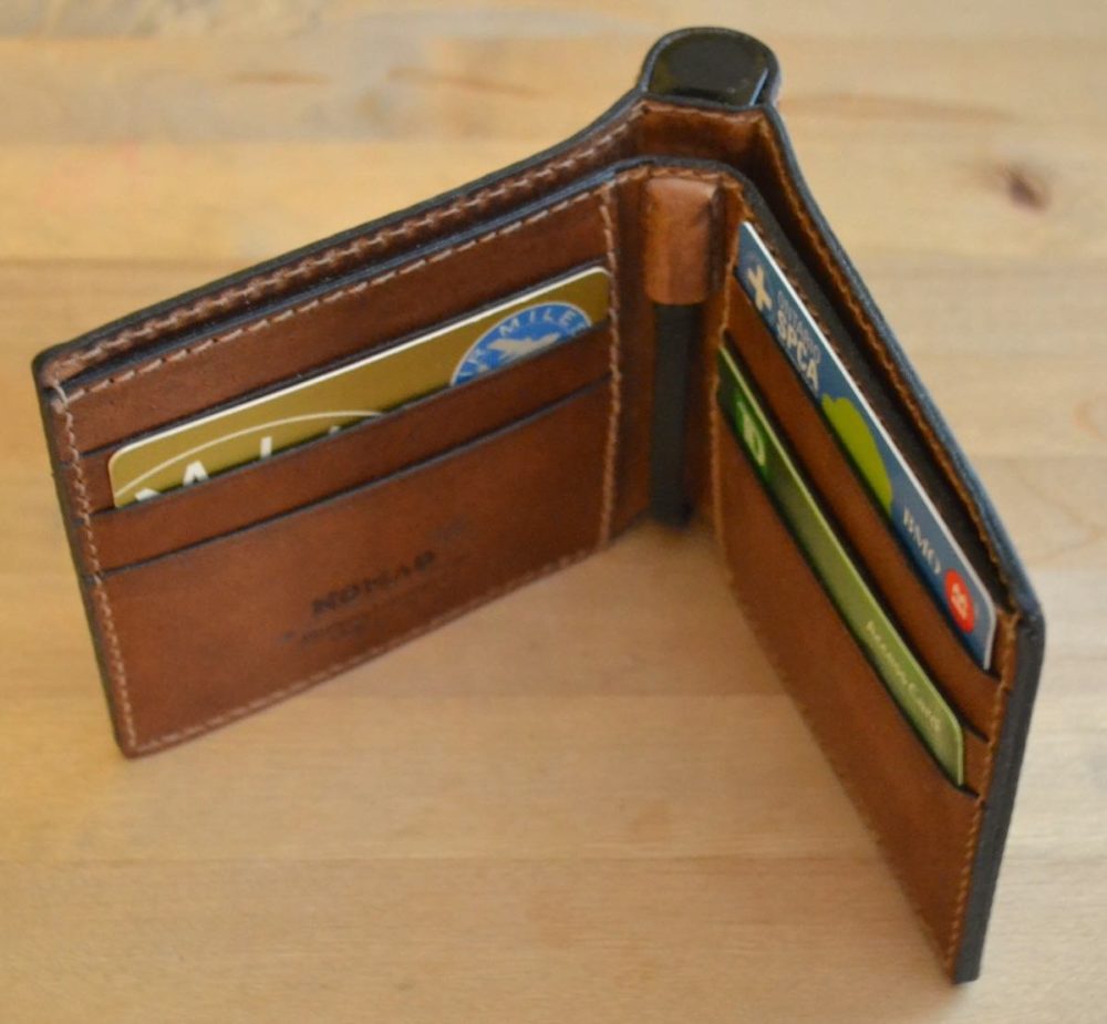 Nomad Leather Charging Wallet for iPhone