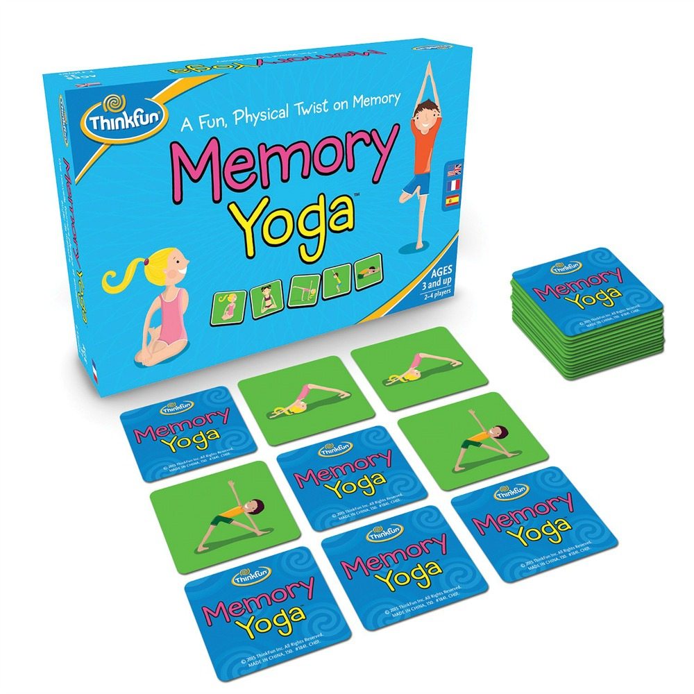Memory Yoga, yoga, mindfulness, fitness, chidlren's games, family games, movement games