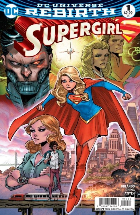 Supergirl #1 cover, image via DC Comics